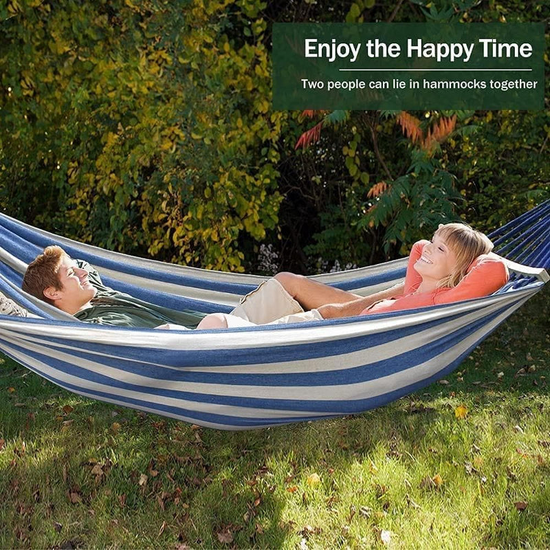 MOSFiATA Hammocks Portable Camping Hammock Upgraded 550lb Comfortable Fabric Hammock with Two Anti Roll Balance Beam and Sturdy Metal Knot Tree Straps for Camping, Patio, Backyard, Outdoor - Premium HAMMOCK from Visit the MOSFiATA Store - Just $51.99! Shop now at Handbags Specialist Headquarter