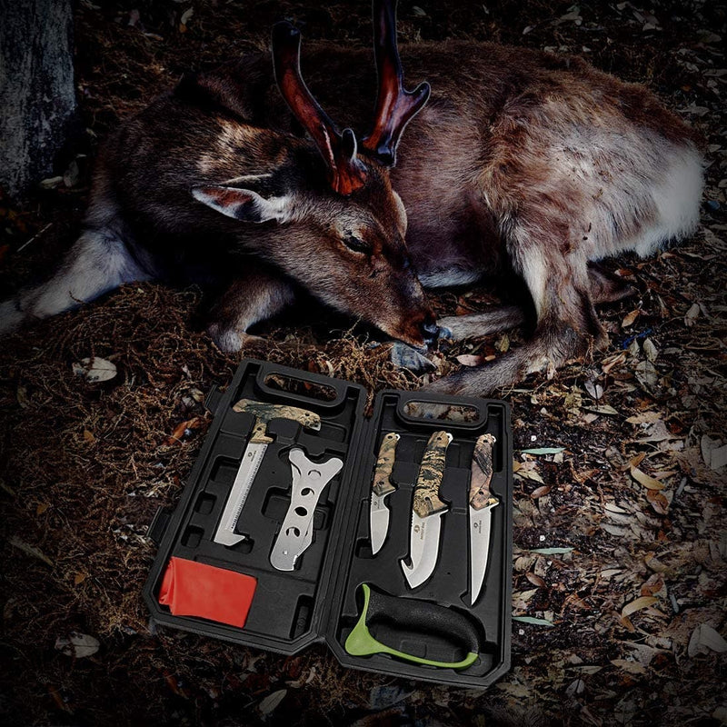 MOSSY OAK Hunting Field Dressing Kit - Portable Butcher Game Processor Set (8-piece) - Premium HUNTING from Visit the Mossy Oak Store - Just $89.99! Shop now at Handbags Specialist Headquarter