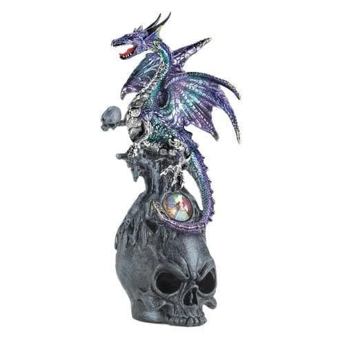 Mystical Jeweled Dragon Skull Figurine - Premium Dragon Crest from Dragon Crest - Just $43.49! Shop now at Handbags Specialist Headquarter