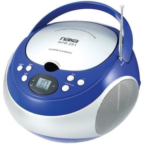 Naxa Portable Cd Player With Am And Fm Radio (blue) (pack of 1 Ea) - Premium CD Music System Players from NAXA - Just $57.95! Shop now at Handbags Specialist Headquarter