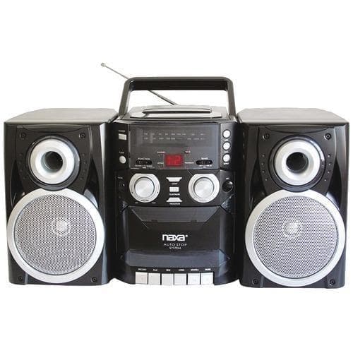 Naxa Portable Cd Player With Am And Fm Radio&#44; Cassette &amp;amp; Detachable Speakers (pack of 1 Ea) - Premium CD Music System Players from NAXA - Just $84.76! Shop now at Handbags Specialist Headquarter