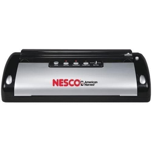 Nesco Vacuum Sealer (130-watt; Black &amp;amp; Silver) (pack of 1 Ea) - Premium Kitchen Helpers from NESCO(R) AMERICAN HARVEST - Just $112.17! Shop now at Handbags Specialist Headquarter