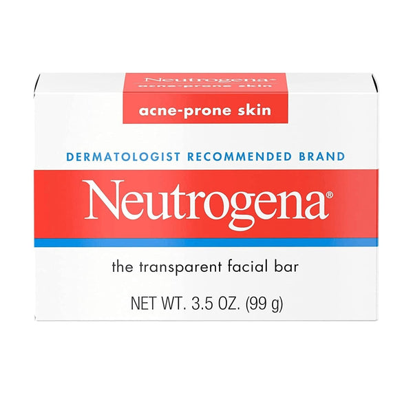Neutrogena Facial Cleansing Bar Treatment for Acne-Prone Skin, Non-Medicated & Glycerin-Rich Hypoallergenic Formula with No Detergents or Dyes, 3.5 Oz - Premium  from Neutrogena - Just $18.99! Shop now at Handbags Specialist Headquarter