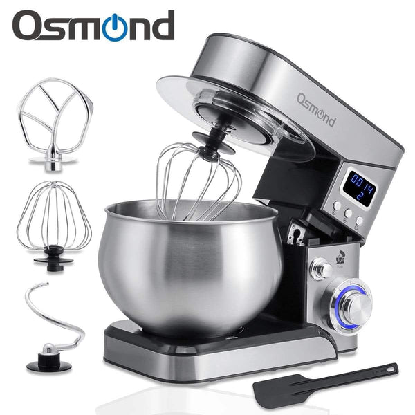 New 1300W LCD Professional Kitchen Food Stand Mixer 6 Speeds Pulse Cream Egg Whisk Blender Bread Maker Kneading Food Processor - Premium KITCHEN HELPERS from eprolo - Just $157.48! Shop now at Handbags Specialist Headquarter