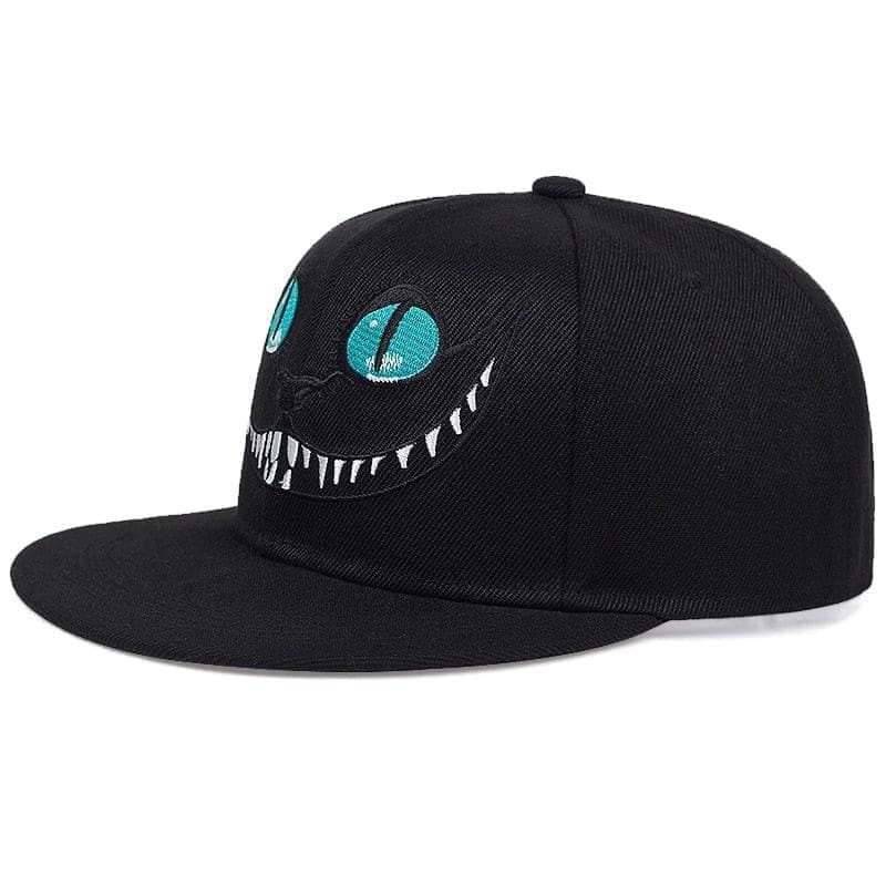 New Cheshire Cat Embroidery Baseball Cap Cute Smiley Snapback Caps Men's and Women's Universal Cotton Hat Adjustable - Premium Men caps from eprolo - Just $19.99! Shop now at Handbags Specialist Headquarter
