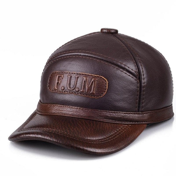 New Design Men's 100% Genuine Leather Cap /Newsboy /Beret /Cabbie Hat/ baseball Hat - Handbags Specialist Headquarter