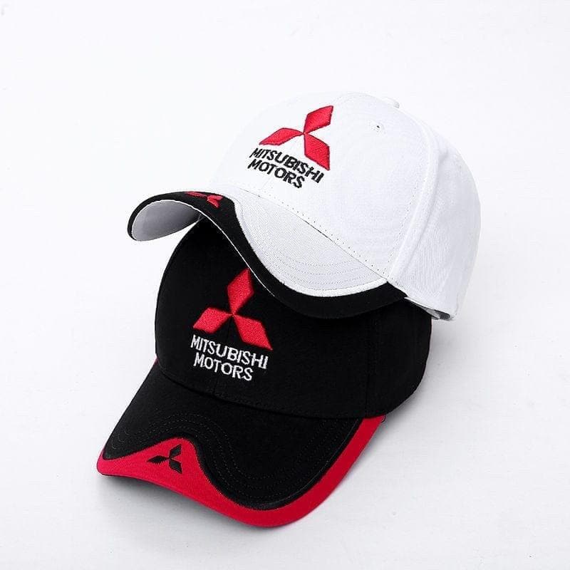 New Fashion 3D Mitsubishi Cap Car logo MOTO GP Racing F1 Baseball Cap Hat Adjustable Casual Trucket Hat - Handbags Specialist Headquarter