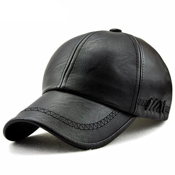 New fashion high quality spring winter leather baseball cap for men - Premium Baseball Caps from Xthree - Just $19.58! Shop now at Handbags Specialist Headquarter