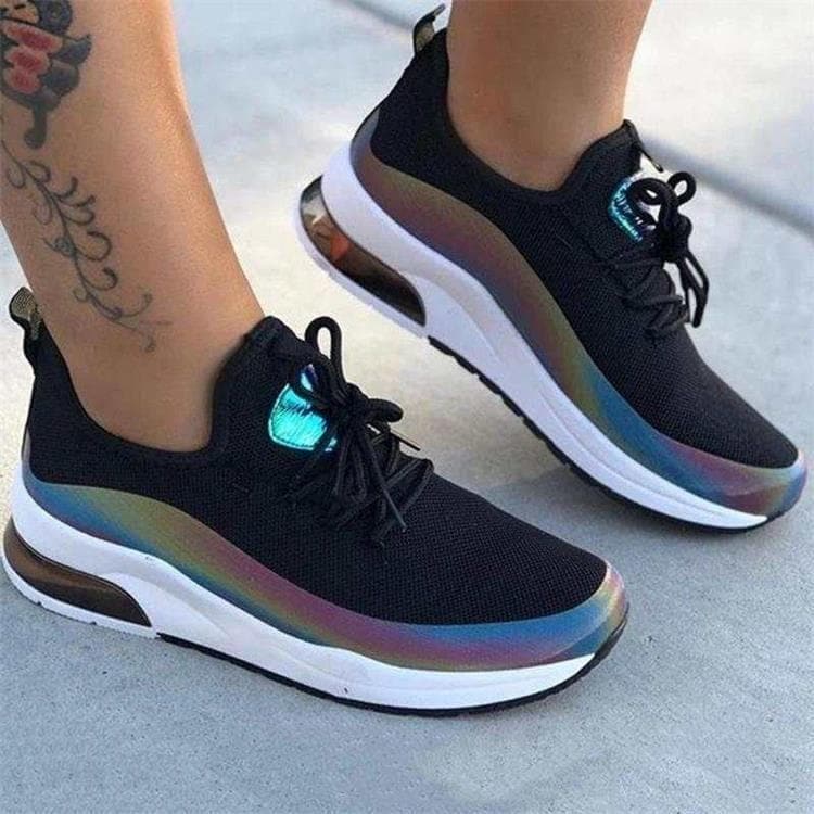 New Sneakers Women Casual Shoes Mesh Air-Cushion Flat Anti-Slip Women Sneakers Outdoor Trainer Female Zapatos De Mujer Shoes - Premium Women Sneakers from . - Just $39.99! Shop now at Handbags Specialist Headquarter