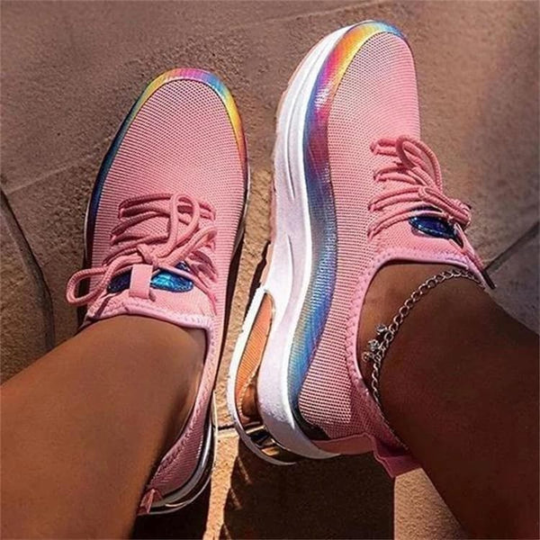 New Sneakers Women Casual Shoes Mesh Air-Cushion Flat Anti-Slip Women Sneakers Outdoor Trainer Female Zapatos De Mujer Shoes - Premium Women Sneakers from . - Just $39.99! Shop now at Handbags Specialist Headquarter
