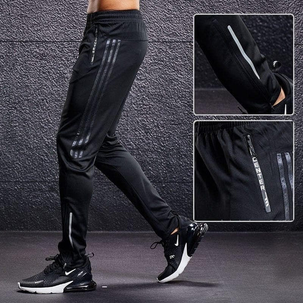 New Sport Pants Men Running Pants With Zipper Pockets Training and Joggings Men Pants Soccer Pants Fitness Pants For Men - Premium Men Pants from eprolo - Just $27.36! Shop now at Handbags Specialist Headquarter