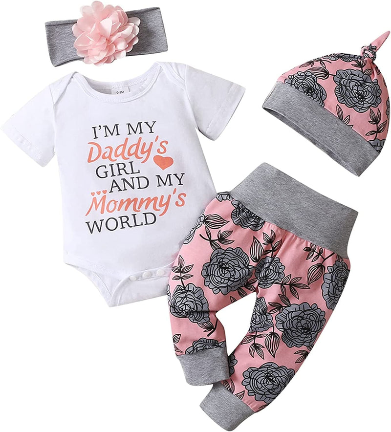 Newborn Baby Girl Clothes Infant Baby Ruffle Romper +Pants + Headband 3 PCS Outfits Set - Premium Baby from Visit the Yvowming Store - Just $26.99! Shop now at Handbags Specialist Headquarter