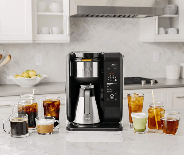 Ninja CP307 Hot and Cold Brewed System, Auto-Iq Tea and Coffee Maker with 6 Brew Sizes, 5 Brew Styles, Frother, Coffee & Tea Baskets with Thermal Carafe Black 50 Oz. - Premium  from Ninja - Just $319.01! Shop now at Handbags Specialist Headquarter