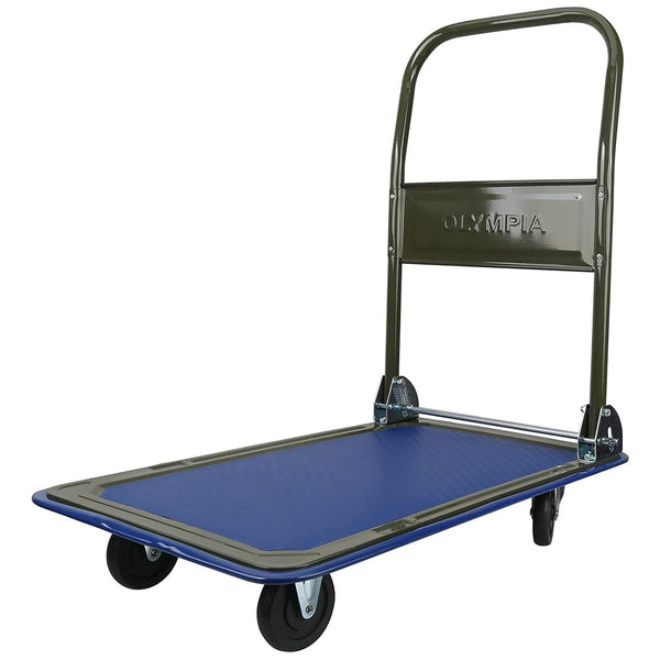 Olympia Tools 300 Pound Capacity Heavy Duty Utility Rolling Cart, Blue/Gray - Premium CARTS from Hyper Tough - Just $55.15! Shop now at Handbags Specialist Headquarter