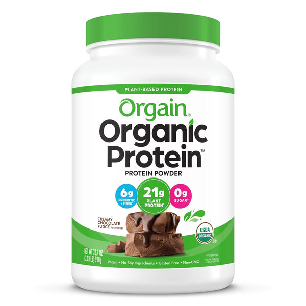 Orgain Organic Protein Powder, Creamy Chocolate Fudge, 21g Protein, 2.03 lb - Premium health from Orgain - Just $37.19! Shop now at Handbags Specialist Headquarter