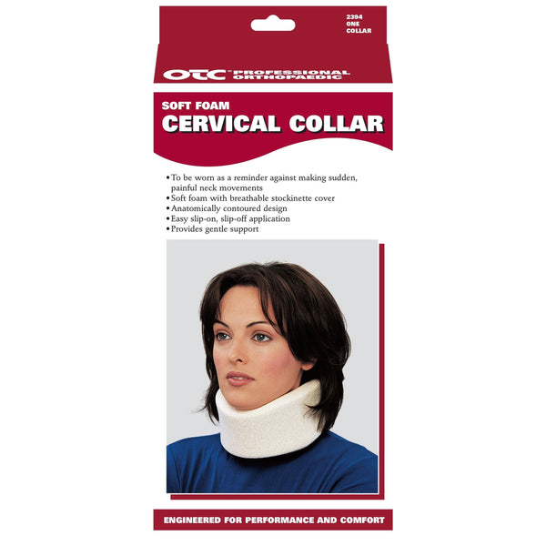 OTC Cervical Collar, Soft Foam, Neck Support Brace, Medium (Narrow 2.5") - Premium health from OTC - Just $36.67! Shop now at Handbags Specialist Headquarter