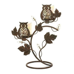 Owl Duo Votive Stand - Premium Gallery of Light from Gallery of Light - Just $44.19! Shop now at Handbags Specialist Headquarter
