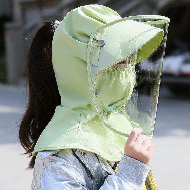 Parent-child Safety Full Face Protective Cap Anti-Fog Face Shield Hat Outdoor Splash-Proof - Premium 200000403 from Beautiful Handsome Store (Aliexpress) - Just $5.64! Shop now at Handbags Specialist Headquarter