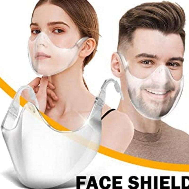 PE Full Face Shield Large Mirror Guard Protector Oversized Visor Wrap Shield Halloween Mask With Breathing - Premium Health from eprolo - Just $23.34! Shop now at Handbags Specialist Headquarter