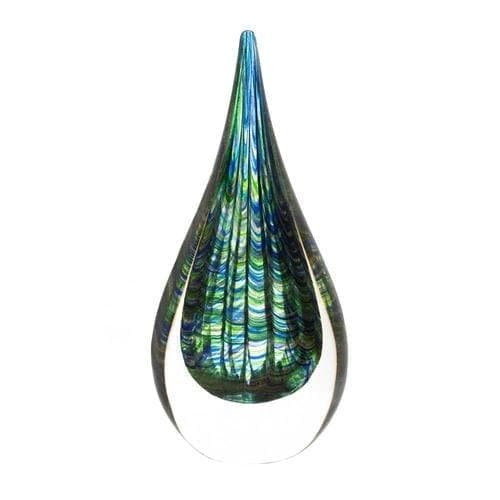 Peacock Art Glass Sculpture - Premium Accent Plus from Accent Plus - Just $49.96! Shop now at Handbags Specialist Headquarter