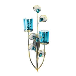 Peacock Plume Wall Sconce - Premium Gallery of Light from Gallery of Light - Just $47.47! Shop now at Handbags Specialist Headquarter