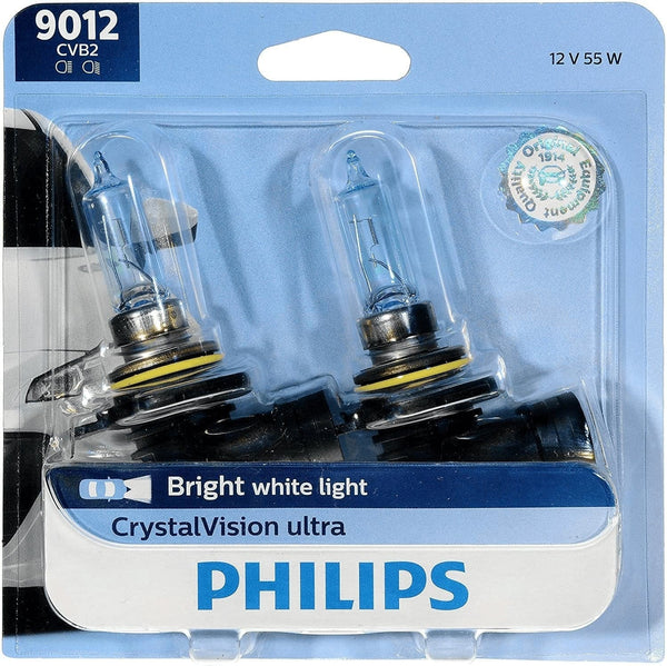Philips 9012CVB2 Crystalvision Ultra Upgrade Headlight Bulb, 2 Pack - Premium  from Philips Automotive Lighting - Just $224.81! Shop now at Handbags Specialist Headquarter