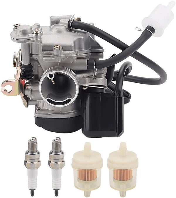 Physeed 139QMB Carburetor Fuel Filter Spark Plug Replacement for 20Mm GY6 49Cc 50Cc 4 Stroke GY6 139QMB 139QMA Engines Scooters ATV - Premium  from Physeed - Just $227.63! Shop now at Handbags Specialist Headquarter