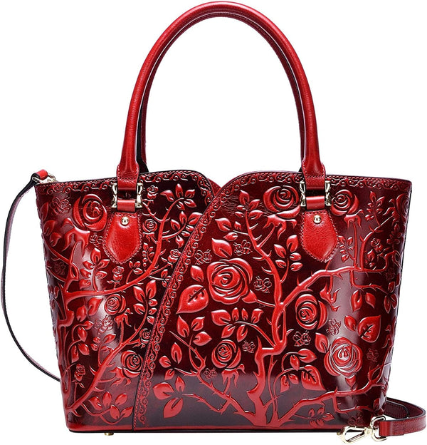 Women's Floral Handbag - Premium BAGS AND HANDBAGS from . - Just $269.99! Shop now at Handbags Specialist Headquarter