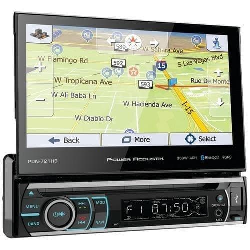 Power Acoustik 7&amp;quot; Incite Single-din In-dash Gps Navigation Motorized Lcd Touchscreen Dvd Receiver With Detachable Face &amp;amp; Bluetooth (pack of 1 Ea) - Premium Car Audio from POWER ACOUSTIK - Just $251.41! Shop now at Handbags Specialist Headquarter
