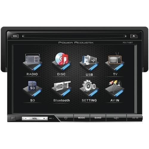Power Acoustik 7&amp;quot; Single-din In-dash Lcd Touchscreen Dvd Receiver (with Bluetooth) (pack of 1 Ea) - Premium Car Audio from POWER ACOUSTIK - Just $160.19! Shop now at Handbags Specialist Headquarter