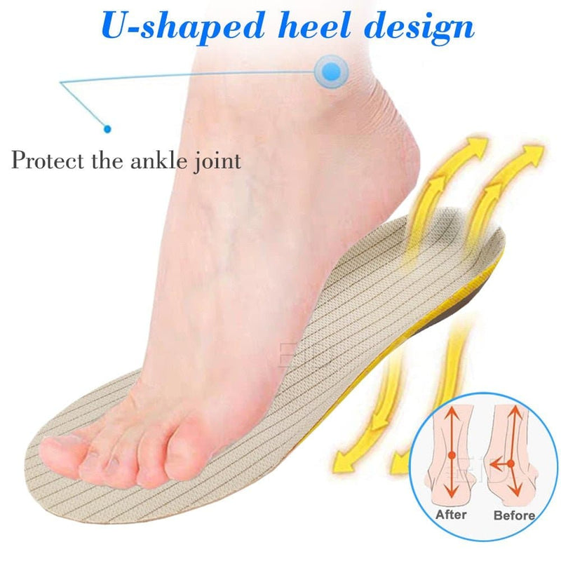 Premium Orthotic Gel Insoles Orthopedic Flat Foot Health Sole Pad For Shoes Insert Arch Support Pad For Plantar fasciitis Unisex - Premium sneakers from eprolo - Just $16.99! Shop now at Handbags Specialist Headquarter