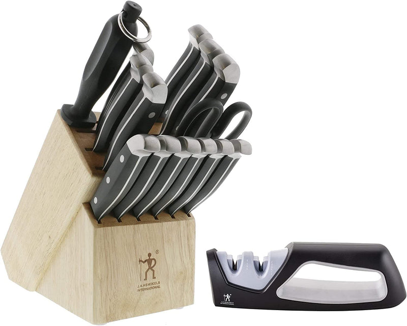 Premium Quality 15-Piece Knife Set with Block - German Engineered - Premium  from Visit the HENCKELS Store - Just $154.99! Shop now at Handbags Specialist Headquarter