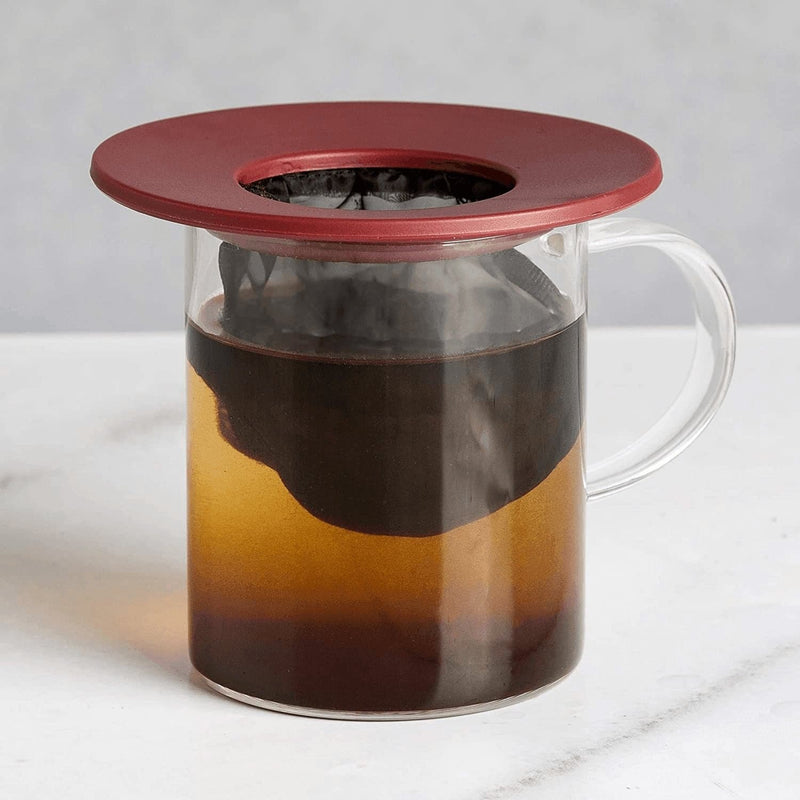 Primula Brew Buddy Portable Pour Over, Reusable Fine Mesh Filter, Dishwasher Safe, Single Cup of Coffee or Tea at Any Strength, Ideal for Travel or Camping, Red - Premium  from Primula - Just $25.65! Shop now at Handbags Specialist Headquarter