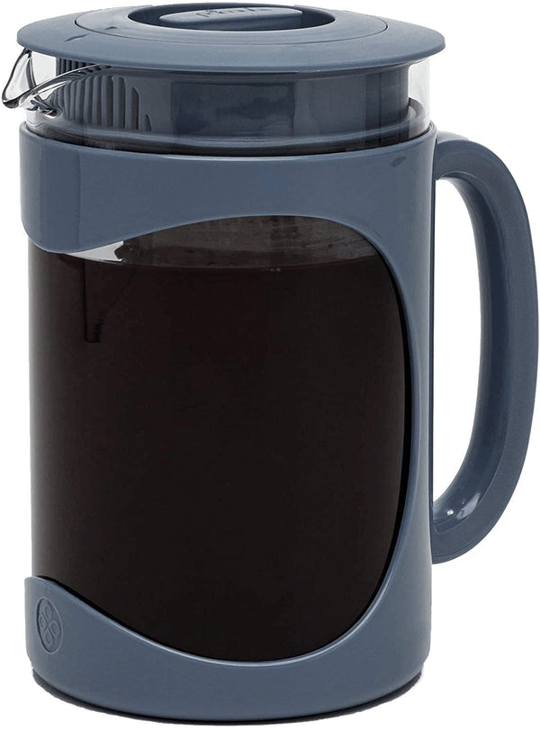 Primula Burke Deluxe Cold Brew Iced Coffee Maker, Comfort Grip Handle, Durable Glass Carafe, Removable Mesh Filter, Perfect 6 Cup Size, Dishwasher Safe, 1.6 Qt, Blue - Premium  from Primula - Just $29.85! Shop now at Handbags Specialist Headquarter
