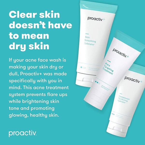 Proactiv+ 3 Step Advanced Skincare Acne Treatment - Benzoyl Peroxide Face Wash, Salicylic Acid Exfoliator for Face and Pore Minimizer - 30 Day Complete Acne Skin Care Kit - Premium  from Proactiv - Just $54.12! Shop now at Handbags Specialist Headquarter