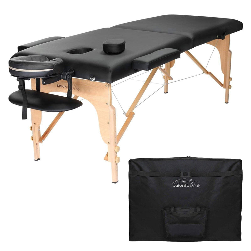 Professional Portable Folding Massage Table with Carrying Case - Premium massage equipment from Saloniture - Just $159.82! Shop now at Handbags Specialist Headquarter