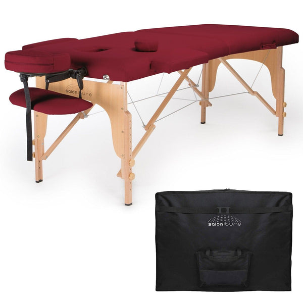 Professional Portable Folding Massage Table with Carrying Case - Premium massage equipment from Saloniture - Just $159.82! Shop now at Handbags Specialist Headquarter