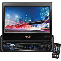 Pyle 7&amp;quot; Single-din In-dash Dvd Receiver With Motorized Fold-out Touchscreen &amp;amp; Bluetooth (pack of 1 Ea) - Premium Car Audio from PYLE(R) - Just $218.32! Shop now at Handbags Specialist Headquarter