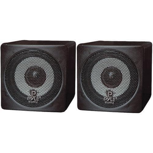 Pyle Home 3&amp;quot; 100-watt Mini-cube Bookshelf Speakers (black) (pack of 1 Ea) - Premium Home Theater and Stereos from PYLE HOME - Just $67.7! Shop now at Handbags Specialist Headquarter