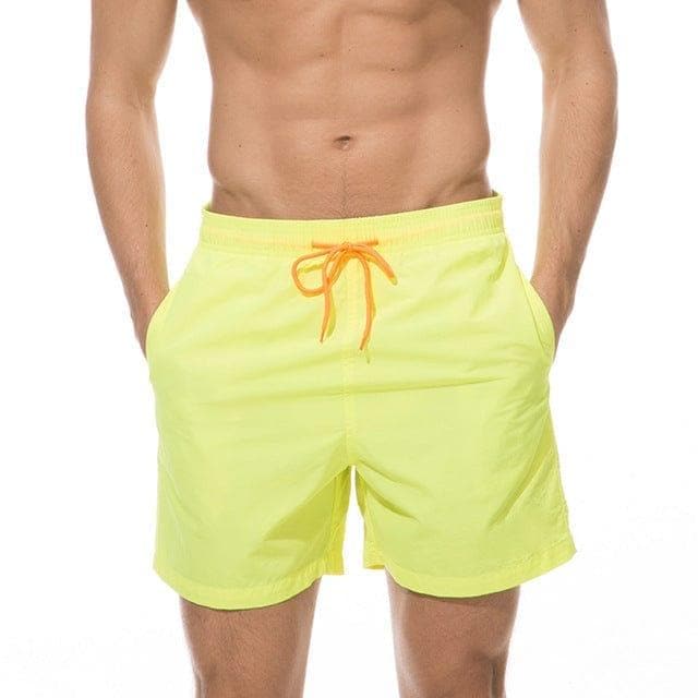 rand Board Shorts Men Breathable Sport Swimming Shorts Solid Color Elastic Waist Beach Shorts - Premium Men Pants from eprolo - Just $26.54! Shop now at Handbags Specialist Headquarter