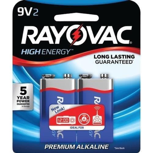 Rayovac 9-volt Alkaline Batteries&#44; 2 Pk (pack of 1 Ea) - Premium Batteries from RAYOVAC - Just $32.89! Shop now at Handbags Specialist Headquarter