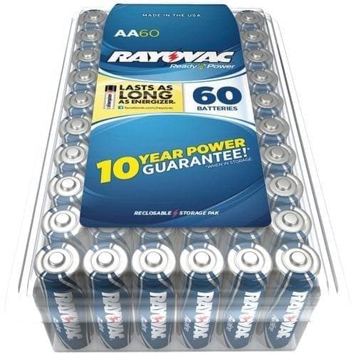 Rayovac Alkaline Batteries Reclosable Pro Pack (aa&#44; 60 Pk) (pack of 1 Ea) - Premium Batteries from RAYOVAC - Just $60.03! Shop now at Handbags Specialist Headquarter