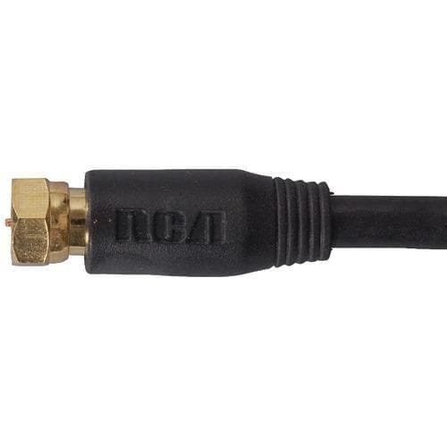 Rca Rg6 Coaxial Cable (100ft; Black) (pack of 1 Ea) - Premium Adapters and Cables from RCA - Just $46.91! Shop now at Handbags Specialist Headquarter