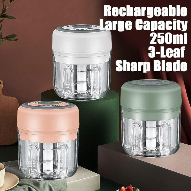 Rechargeable Electric mixer Vegetable Grinder baby food maker blenderFood Processor Chopper Home Kitchen Blender - Premium Kitchen Helpers from eprolo - Just $27.77! Shop now at Handbags Specialist Headquarter