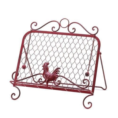 Red Rooster Cookbook Stand - Premium Accent Plus from Accent Plus - Just $44.08! Shop now at Handbags Specialist Headquarter