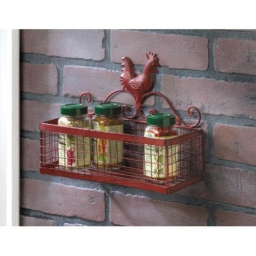 Red Rooster Single Wall Rack - Premium Accent Plus from Accent Plus - Just $42.94! Shop now at Handbags Specialist Headquarter