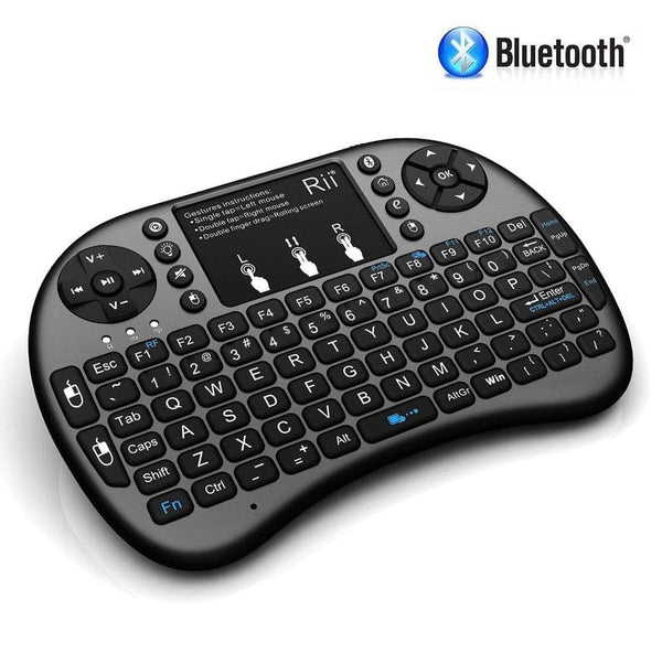 rii i8+ bt mini wireless bluetooth backlight touchpad keyboard with mouse for pc/mac/android - Premium  from [P].[amz_brand] - Just $42.0! Shop now at Handbags Specialist Headquarter