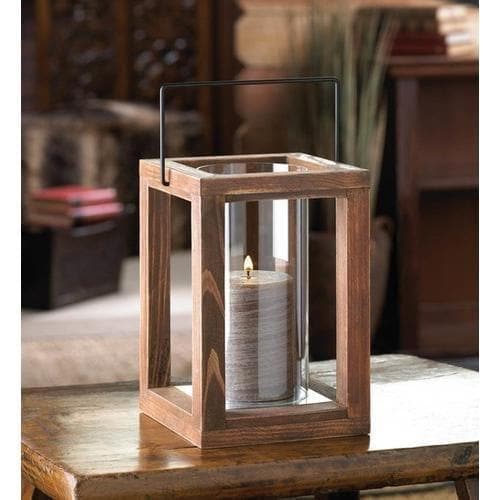 Rustic Garden Wooden Lantern - Premium Gallery of Light from Gallery of Light - Just $45.99! Shop now at Handbags Specialist Headquarter