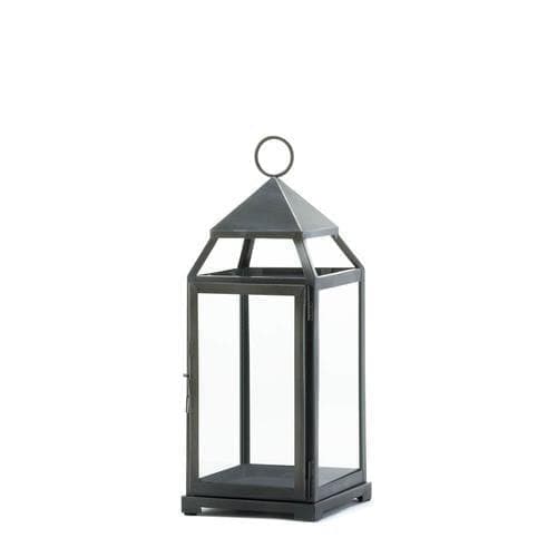 Rustic Silver Contemporary Lantern - Premium Gallery of Light from Gallery of Light - Just $56.21! Shop now at Handbags Specialist Headquarter