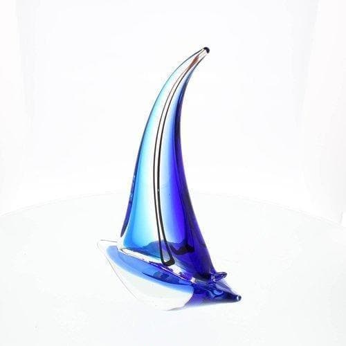 Sailboat Art Glass Statue - Premium Accent Plus from Accent Plus - Just $71.03! Shop now at Handbags Specialist Headquarter